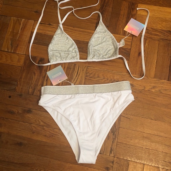 rhinestone bikini top